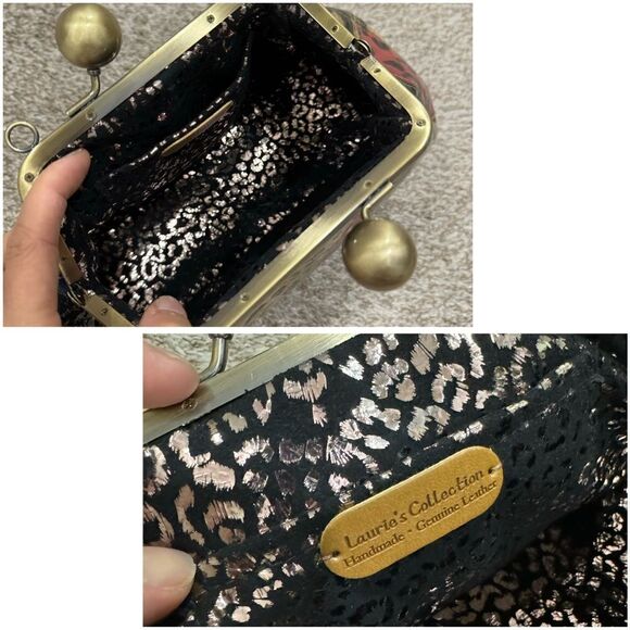 Unique Genuine Patent Leather Handmade Kisslock Purse/Shoulder Bag/Crossbody - Picture 16 of 16